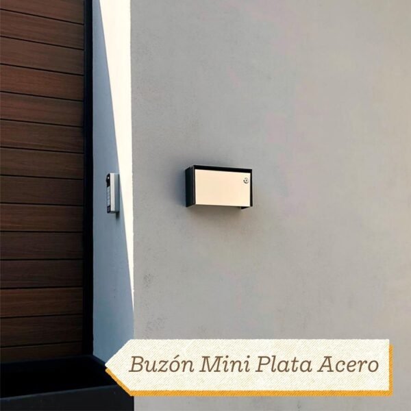 Buzones para casa Buzón Mini Plata Acero