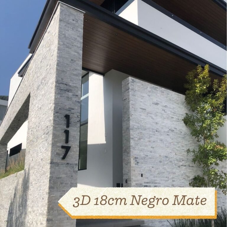 Números 3D 18cm Negro Mate